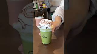 This Japanese Barista Makes the Best Latte Art! 🤯 (@biteswithlucy on IG) #shorts #japan