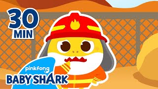 🚒 Saving Autumn from Big Fire! | Baby Shark Fire & Rescue Play | +Compilation | Baby Shark Official