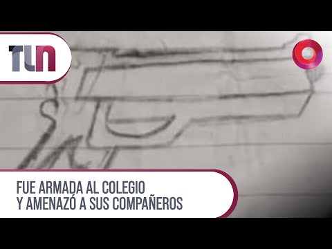 #Telenueve | Fue armada al colegio y amenazó a sus compañeros