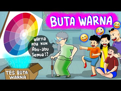 ORANG BUTA WARNA Kira - Kira Bagaimana Ya Hidupnya ?#KARTUNLUCU - Animasi Lucu - Kartun Indonesia