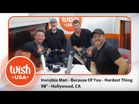 98° - Invisible Man, Because of You, Hardest Thing (Live on the Wish USA Bus)