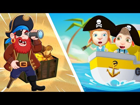 Pirate Playtime: Adventures on the Ocean! 🌊🗺️ Funny Cartoon Animation for Kids