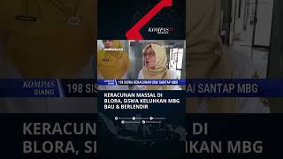 Keracunan Massal di Blora, Siswa Keluhkan MBG Bau & Berlendir #shorts
