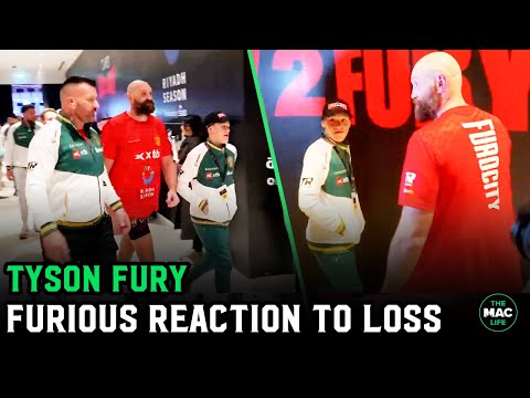 Tyson Fury FURIOUS REACTION to Usyk loss: "F*** 'EM! I thought I won it by 3 rounds!"