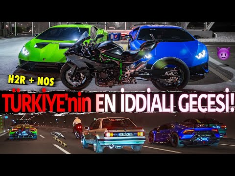 İstanbul'da İddialı Kapışma❗️🏁 | Kawasaki H2R+NOS vs. 2500+HP Twin Turbo Lamborghini (DAHA ÜSTÜ YOK)