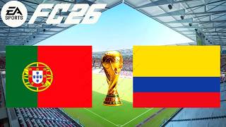 🔴 PORTUGAL X COLOMBIA COPA DO MUNDO FIFA 2026 SIMULAÇÃO FUTEBOL EA FC 26