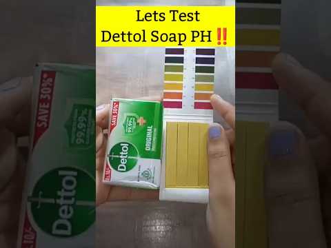 Dettol Soap Ph Level Testing #saopph #youtube #youtubeshorts #trending #viral #viralvideo #ytshorts
