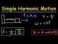 Frequency and Spring Constant Concepts