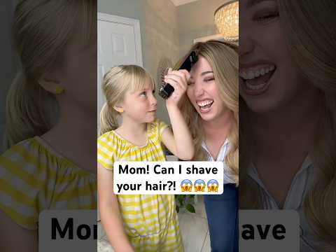 Mom! Can I shave your hair?! YES π± #buzzcut #hairloss #beauty #bald #lusta #alopecia #wig #hair
