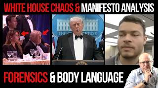 White House Dinner Chaos & Shooter Manifesto Analysis: Forensics and Body Language