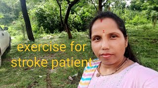 Stroke patients important exercise@