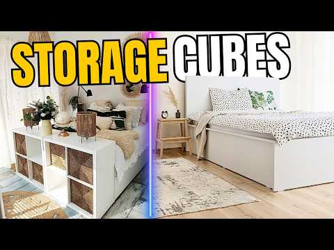 10 Bedroom storage cubes