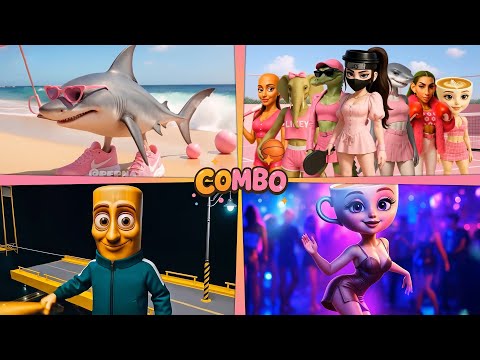 BRAINROT BARBIE 🆚️ BRAINROT KPOP 🆚️ BRAINROT SQUIDGAME 🆚️ BRAINROT EDM | TILES HOP EDM RUSH