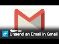Gmail Undo Send Feature Overview
