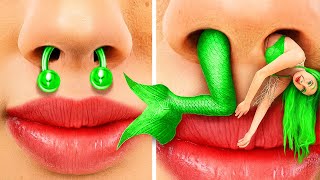 💖¡De Muñeca de Moda a Reina Sirena! 🧜Transformación Mágica de Cambio de Imagen