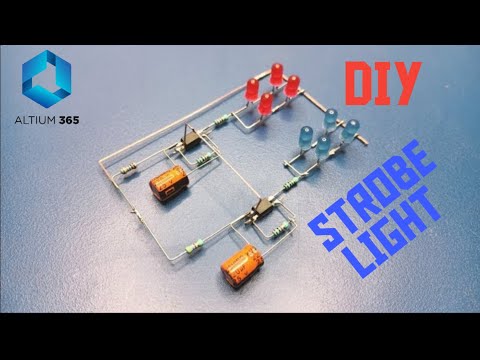 DIY STROBE LIGHT WITH OPTOCOUPLER P817 @AtiumOfficial #AltiumStories