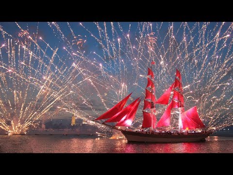 Fireworks and scarlet sails mark finale of St. Petersburg's White Nights festivities