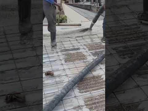 Laje feita com telhas de fibrocimento #obras