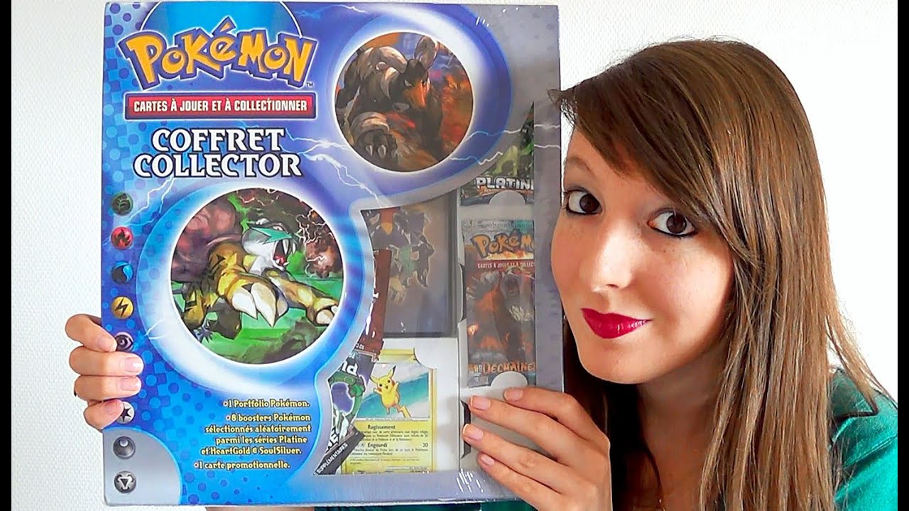 Ouverture Coffret COLLECTOR Pokémon HGSS / Platine → 8 Boosters, 1 Album & 1 carte Pika !