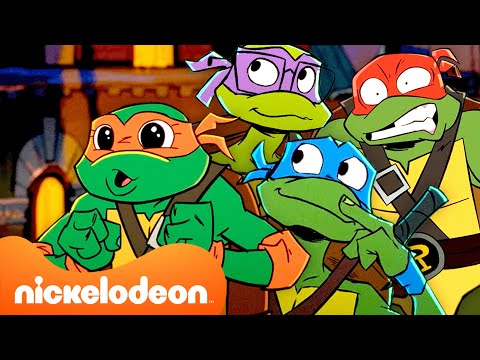 أطرف لحظات "مايكي" ,"ليو" ,"راف" و"دوني"! | "حكايات سلاحف النينجا" | نيكلوديون | Nickelodeon Arabia