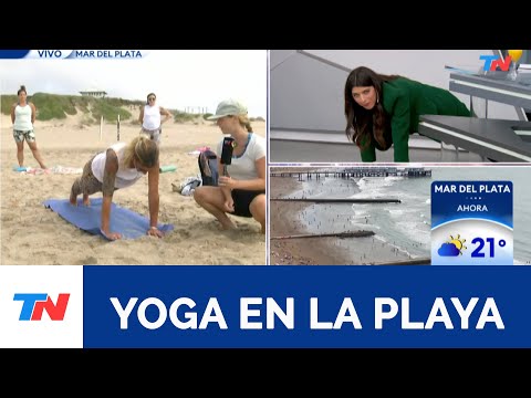 VACACIONES EN "LA FELIZ" | Hacemos yoga en la playa