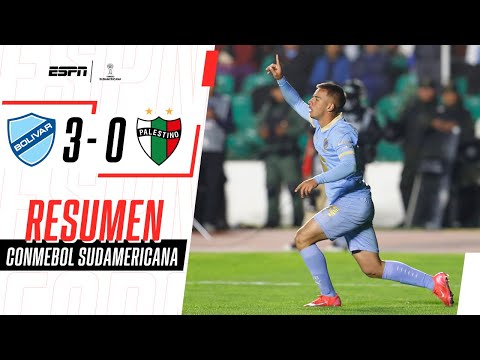 LA CELESTE GOLEÓ AL TRICOLOR Y PUSO UN PIE EN OCTAVOS | Bolívar 3-0 Palestino | RESUMEN