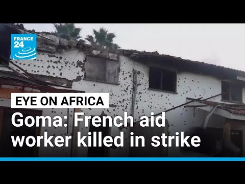 YouTube video thumbnail: Drone Strike Hits Goma Killing aid Worker and Civilians