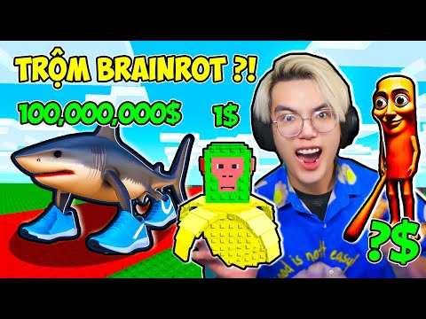 PHONG CẬN THỬ THÁCH TÌM 100 TRIỆU ĐÔ TRONG ROBLOX BRAINROT