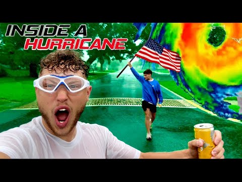 Inside a HURRICANE