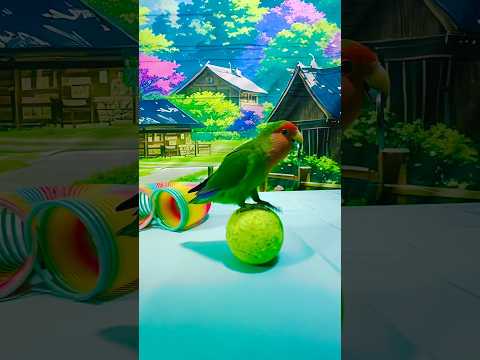 Bird Training:smart lovebird parrot l smart little cute parrot #training#smartparrot#cute