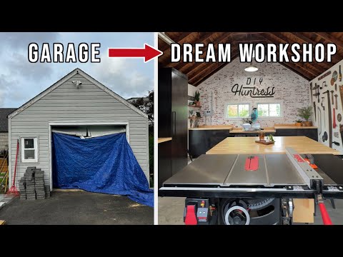 SMALL GARAGE TO ULTIMATE WORKSHOP | START-TO-FINISH MAKEOVER