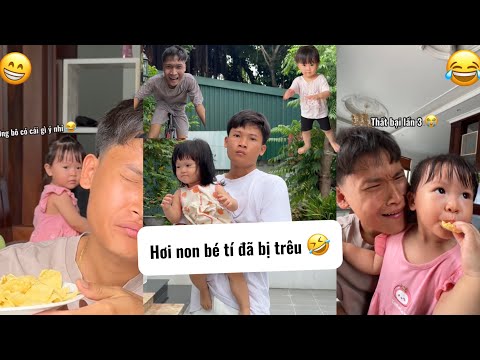 Ông bố trẻ Đỗ Đạt thử thách bé Đỗ Đậu cực hài | hơi non bé tí đã bị bố trêu | Đỗ Đạt Official