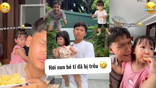 Ông bố trẻ Đỗ Đạt thử thách bé Đỗ Đậu cực hài | hơi non bé tí đã bị bố trêu | Đỗ Đạt Official