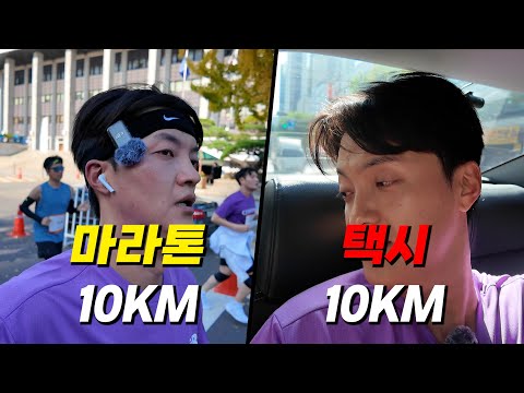 런린이의 첫 마라톤 10km vs 택시 10km 얼마나 차이날까?!