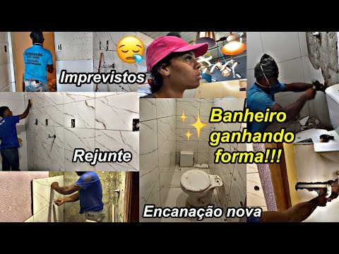 DIÁRIO DA REFORMA 3: Últimos reparos na cozinha| Iniciei o banheiro, azulejos novos e imprevistos 😪