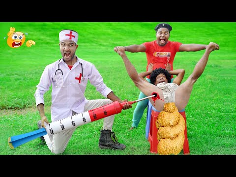 Funniest Fun Comedy Video 2025 Amazing Injection Wala Latest Trending Comedy Video 2025Doctor Ep-165