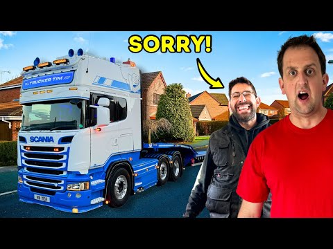 MOVING OLD WOOD WITH SHAUN IN MY SHOW TRUCK | *IM SORRY* |  #truckertim