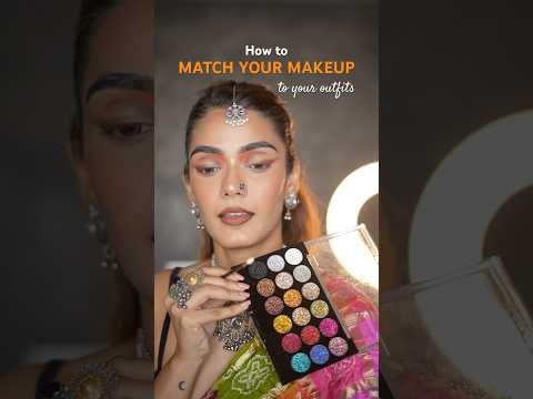 HOW to *match* your *MAKEUP* to your *outfit* 🤩 #makeup #shorts