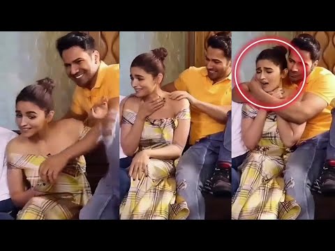 Varun Dhawan made Alia Bhatt Uncomfortable, touching her inappropriately