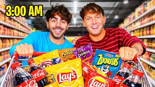 FUIMOS A UN SUPERMERCADO DE MADRUGADA!