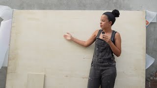 Olha o que fizemos com essa madeira e adesivo! DIY ideias