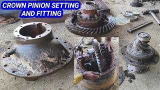 Crown Pinion Setting And Fittings‼️ How to Adjust Crown Pinion Play‼️ क्राउन पिनियन सेटिंग और फिटिंग