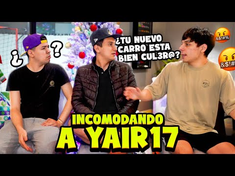 BROMA HACIENDO SENTIR MAL a YAIR17 con PREGUNTAS INCOMODAS…. ¡TERMINA EN PELEA!