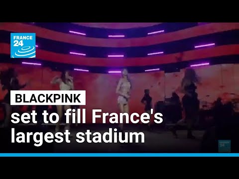 YouTube video thumbnail: K-pop Fever Sweeps France: Blackpink set to Fill the Stade de France