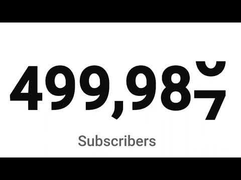 🎉 500k Subscribers live counting | completed 500k subscribers 🤗