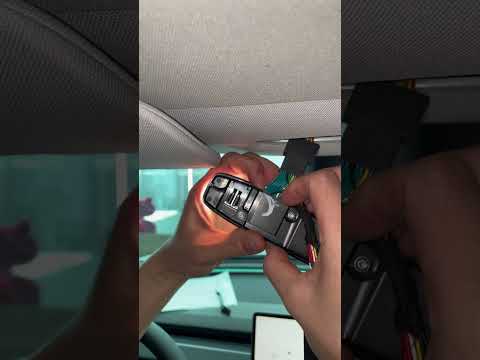 New upgrade project for Tesla model 3 highland! Docking station with gearshift.#teslamods #teshouse