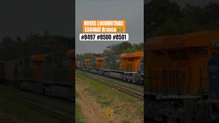 TRANSLADO DE NOVAS LOCOMOTIVAS WABTEC ES44ACi da ARAUCO 🇧🇷