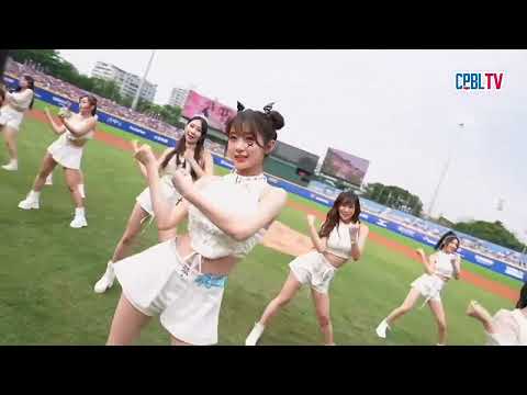 05/03 統一 VS 富邦 賽前，Fubon Angels仙氣十足帶來精彩的K-POP舞蹈表演