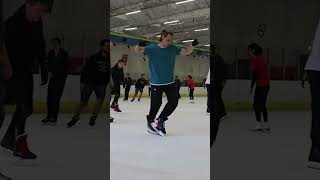 ICE FREESTYLE SPINS #freestyleiceskating #icefreestyle #icefreestyleguardians #iceskating #shorts
