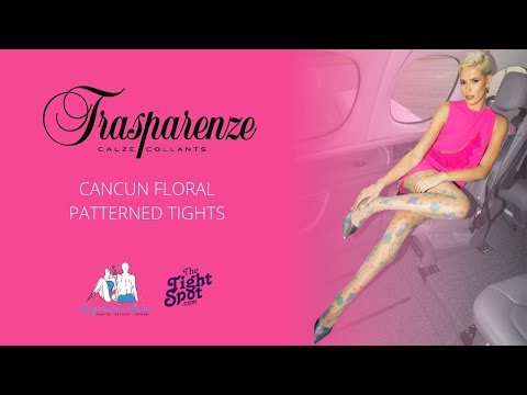 Trasparenze Cancun Tights | Floral Tights